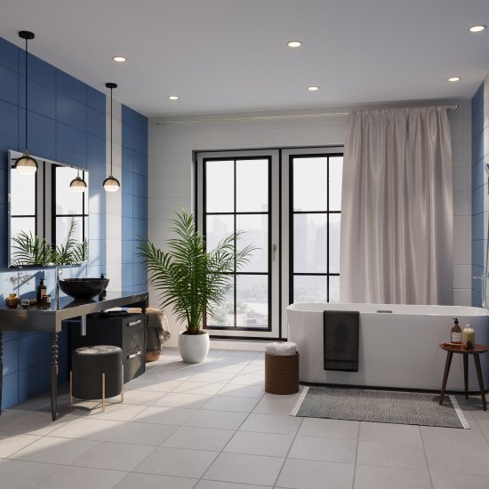 Плитка облицовочная Lavelly City Jungle White Cloud белая 500х250х9 мм (13 шт.=1,625 кв.м)