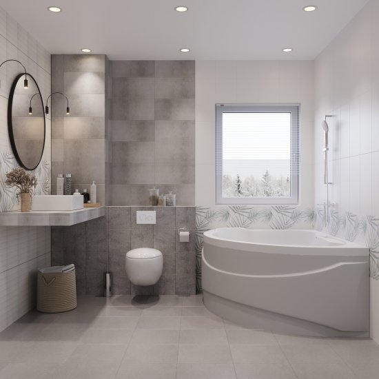 Плитка облицовочная Lavelly City Jungle White Cloud белая 500х250х9 мм (13 шт.=1,625 кв.м)