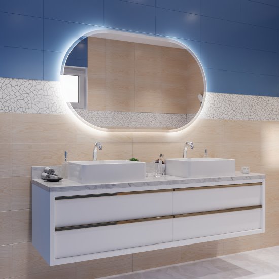 Плитка облицовочная Lavelly City Jungle Tropical Rain синяя 500х250х9 мм (13 шт.=1,625 кв.м)