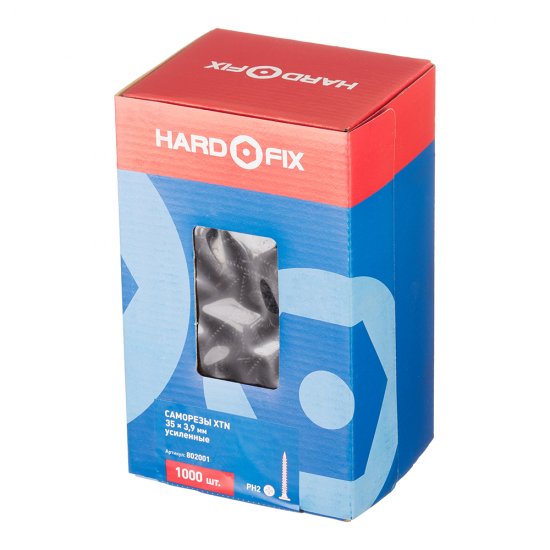 Саморезы ГМ 35x3,9 мм усиленные XTN Hard-Fix (1000 шт.)