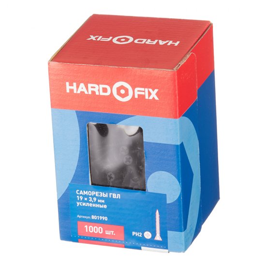 Саморезы для ГВЛ 19x3,9 мм усиленные Hard-Fix (1000 шт.)