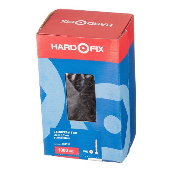Саморезы для ГВЛ 30x3,9 мм усиленные Hard-Fix (1000 шт.)