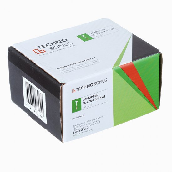 Саморезы ГМ 41x3,9 мм ТС-XTN-F ТехноСонус (500 шт.)