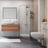 Душевой уголок WasserKraft Leine 35P хром 90х90х200 см пятиугольник стекло прозрачное 6 мм (35P11)