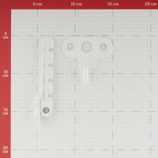 Ограничитель открывания створки Гребенка ПВХ белый
