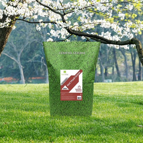 Семена газонной травы Настоящий быстрый Газон Сити 10 кг