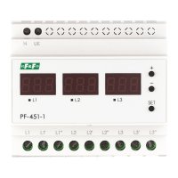 Переключатель F&F PF-451-1 для резервирования сети на 6 модулей пластиковый IP20 светло-серый