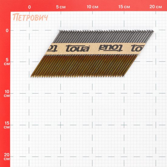 Гвозди реечные Toua для гвоздезабивного пистолета 3,05х90 мм гладкие (2000 шт.)