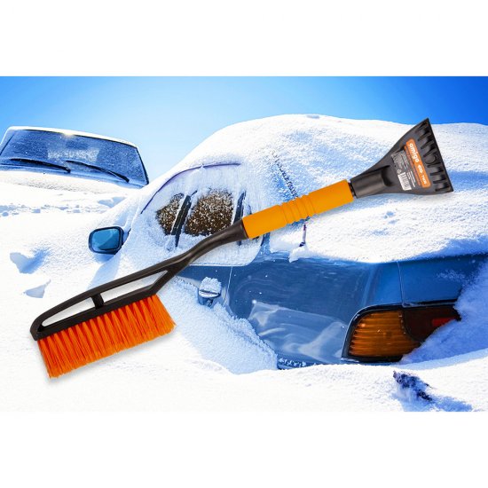 Щетка-скребок автомобильная для снега и льда 635 мм Amigo