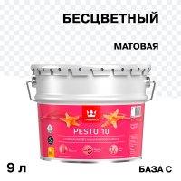 Эмаль алкидная Tikkurila/Tikkivala Pesto 10 база С матовая 9 л