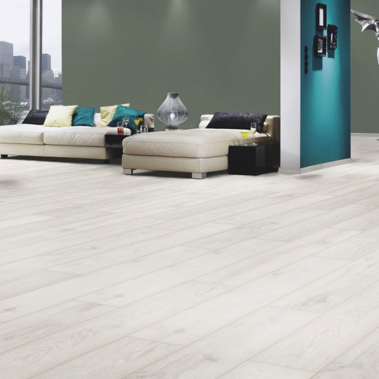 Ламинат 33 класс Ultradecor Expert Choice дуб айсберг 1,48 кв.м 12 мм с фаской