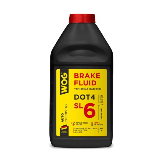 Тормозная жидкость WOG DOT 4