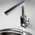 Смеситель для кухни WasserKraft Berkel хром с высоким изливом однорычажный (4807)