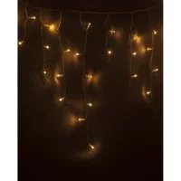 Гирлянда Neon-Night АЙСИКЛ бахрома, 4,8х0,6 м, белый ПВХ, 176LED тепло-белые
