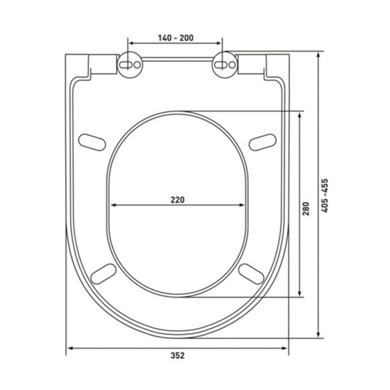 Сиденье для унитаза Berges Uno дюропласт без микролифта (010100)
