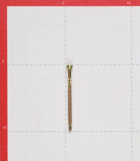 Саморезы для массивной доски 50x3,2 мм желтые (500 шт.)