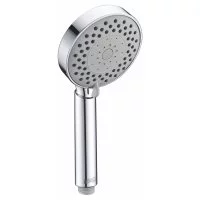 Лейка для душа WasserKraft d103 мм 5 режимов без шланга пластик хром (A032)