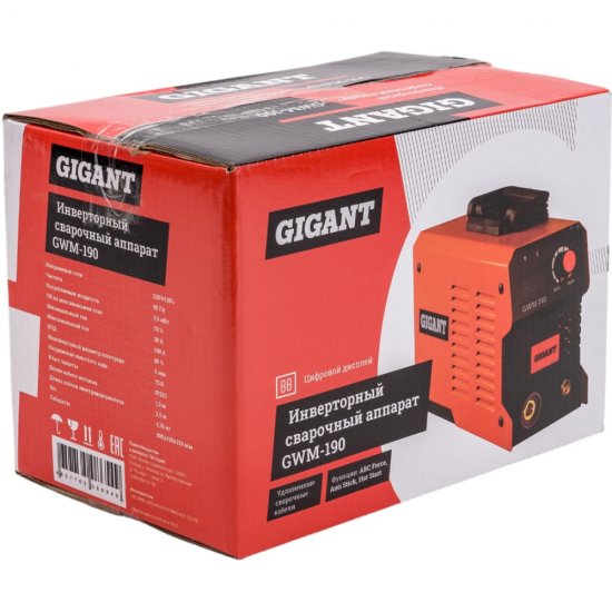 Инверторный сварочный аппарат Gigant GWM-190