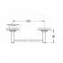 Полотенцедержатель Grohe Essentials Authentic 582 мм на шуруп сталь хром (40653001)
