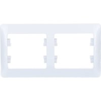Двухместная рамка Systeme Electric Glossa