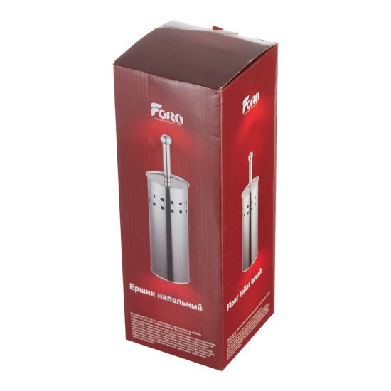 Ершик для унитаза Fora напольный металл хром (1090/7260)