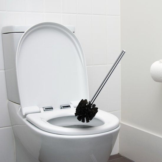 Ершик для унитаза Fora пластик/металл черный (FOR-WC002/2552)