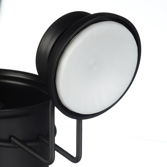 Ершик для унитаза Fora Grafit подвесной пластик/металл черный (FOR-GRA020/7021)