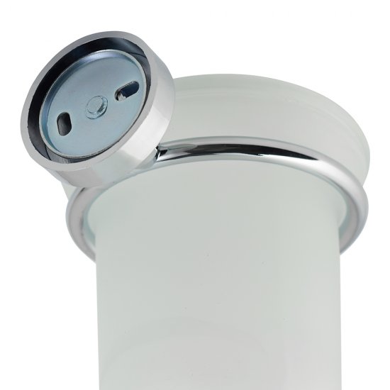 Ершик для унитаза Fora Long подвесной стекло/металл хром (L020G/995)