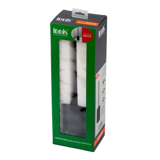 Ершик для унитаза Iddis Petite напольный металл черный (PETBLP0i47)