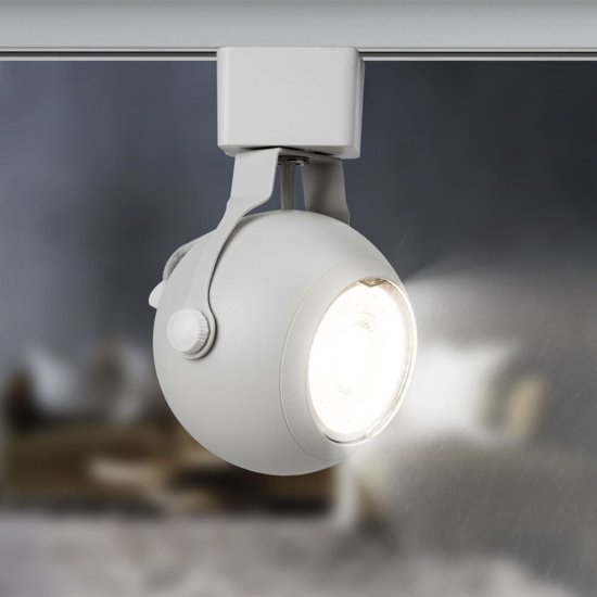Трековый светильник однофазный Эра TR35-GU10 WH 15 Вт GU10 MR16 1 кв.м белый (Б0053295)