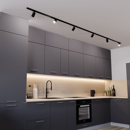 Трековый светильник однофазный Эра TR39-GU10 ВК 15 Вт GU10 MR16 1 кв.м черный (Б0053310)