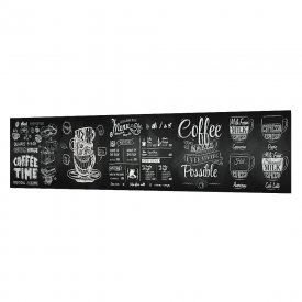 Панель стеновая АБС пластик для кухни 3000х600х1,3 мм кофе тайм