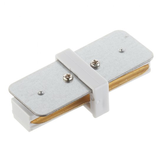 Коннектор для однофазного шинопровода прямой Эра TR-1PA белый (Б0054463)