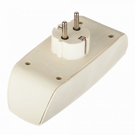 Разветвитель 3 розетки Эра 16 А 220 В 3,5 кВт слоновая кость (Б0002370)