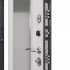 Дверь входная Mastino Home Eco левая букле графит - ларче белый с зеркалом 960х2050 мм