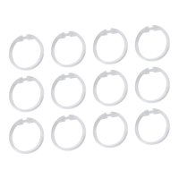 Кольца для штор Fora пластиковые прозрачные (12 шт.) (К13)