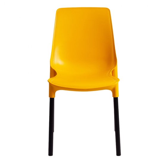 Стул Genius желтый/черный (19667)