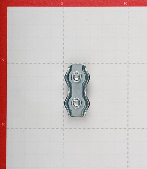 Зажим троса duplex d4 мм