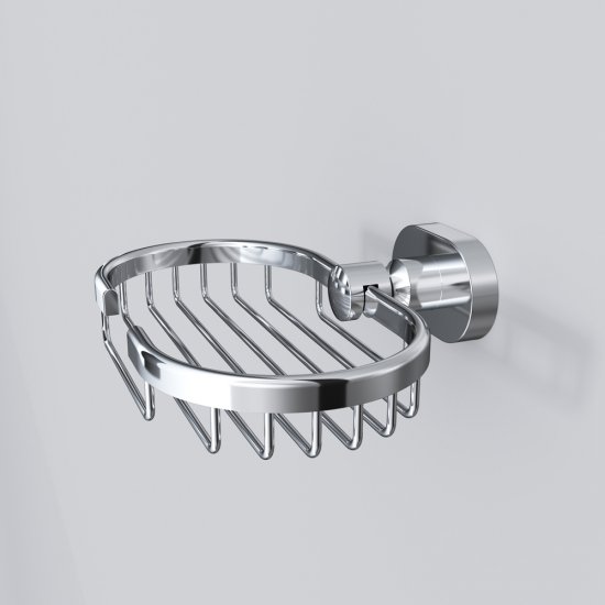 Мыльница для ванной AM.PM Sense L с держателем стекло/металл хром (A7434600)