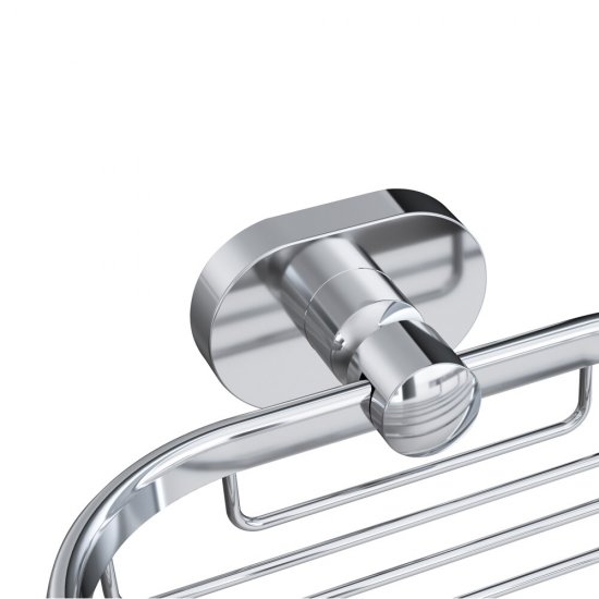 Мыльница для ванной AM.PM Sense L с держателем стекло/металл хром (A7434600)