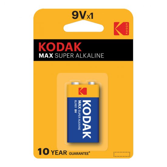 Батарейка Kodak Мax крона 6LR61 9 В (1 шт.) (Б0005130)