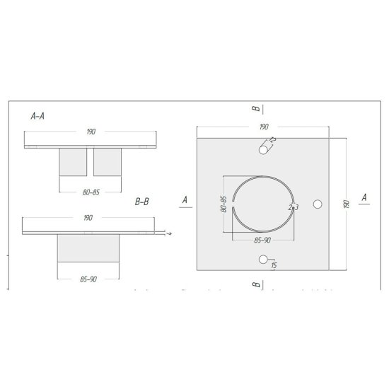 Оголовок для сваи винтовой d76 мм