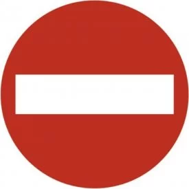 Круглая наклейка SKYWAY STOP кирпич