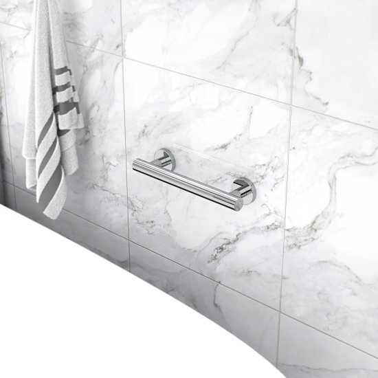 Поручень для ванной Fora Long 200 мм металл хром (L012)