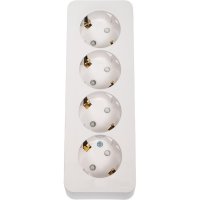 Четверная розетка Systeme Electric BLANCA