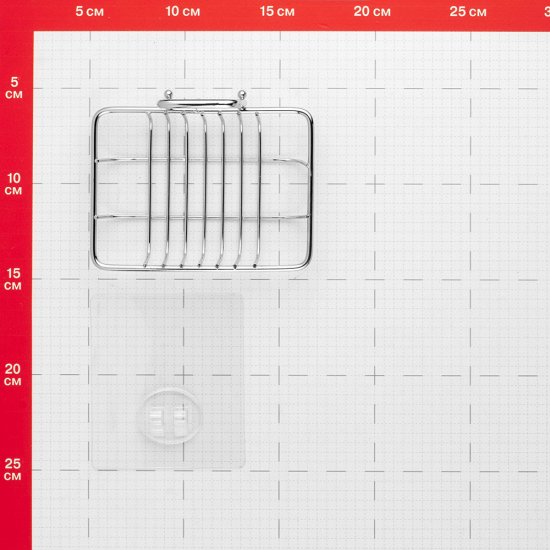 Мыльница для ванной Kleber Lite с держателем металл хром (KLE-LT034/8523)