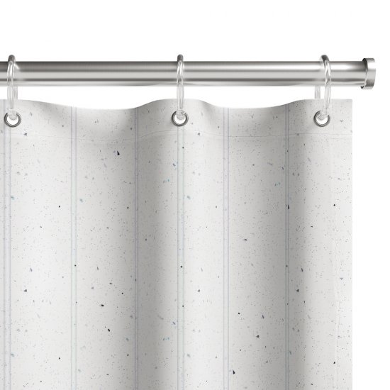 Штора для ванны Fora Wave 2000х1800 мм полиэстер белая (FOR-WAV200)