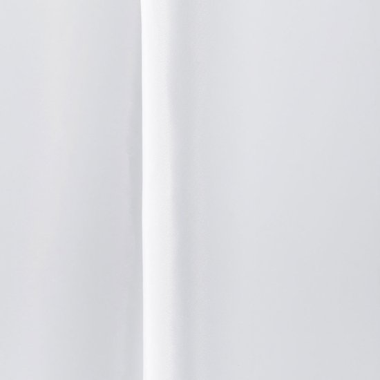 Штора для ванны Wess Outlook 2400х2000 мм полиэстер белая/черная (T685-1)