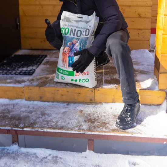 Реагент противогололедный Bionord Green -25 °С 23 кг