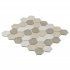 Мозаика Starmosaic Hexagon small LB Mix Antid бежевая керамическая 325х282х6 мм